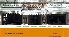 Desktop Screenshot of mainzerhof-koeln.de