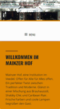 Mobile Screenshot of mainzerhof-koeln.de