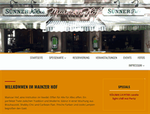 Tablet Screenshot of mainzerhof-koeln.de